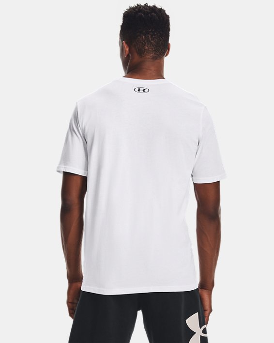 T-shirt à manches courtes UA Sportstyle Left Chest pour homme, White, pdpMainDesktop image number 1